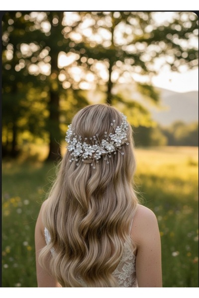 ASİMEL TASARIM Coroana de mireasa Accesoriu pentru par Nunta Henna Nunta Abso...