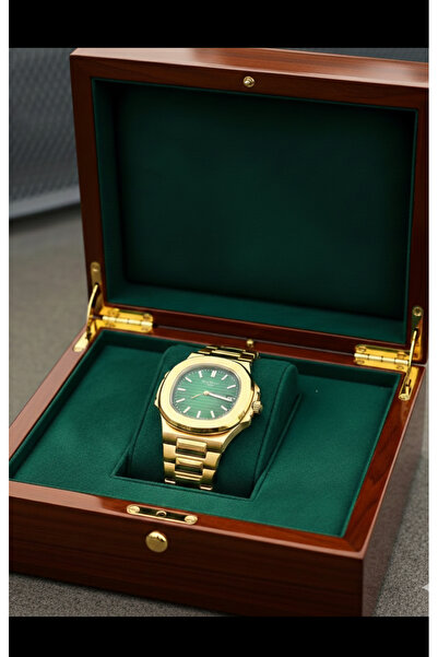 Spectrum Patek Paslanmaz Çelik Kordon Içi Yeşil Lüx Spor Erkek Kol Saati