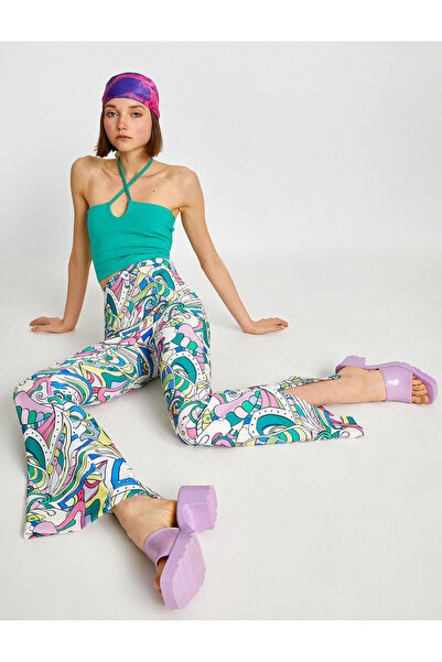 Koton Ψηλόμεσο φαρδύ παντελόνι