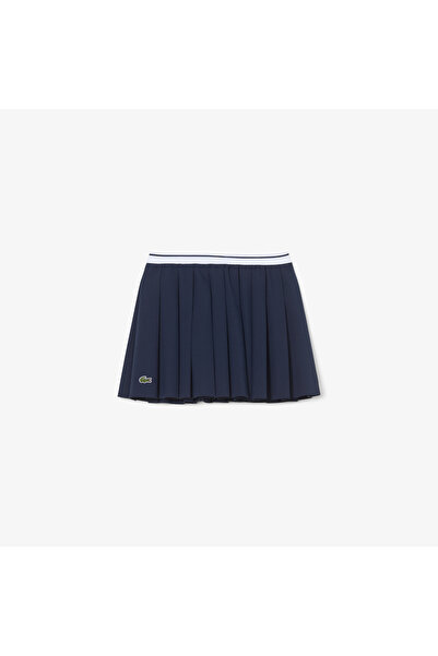 Lacoste Oxford Cotton Pleated Skirt - JJ0921-00-166