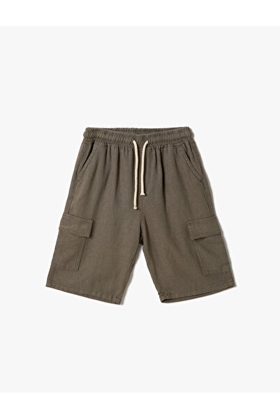 Koton Σορτς Cargo Blend από λινό