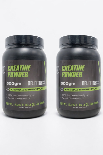 DR.FITNESS Combo ( 2 Bottles) Creatine Monohydrate Powder 500 Grams