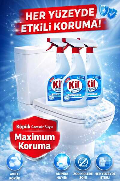 KİL POWER KÖPÜK ÇAMAŞIR SUYU 1 X 775 ML