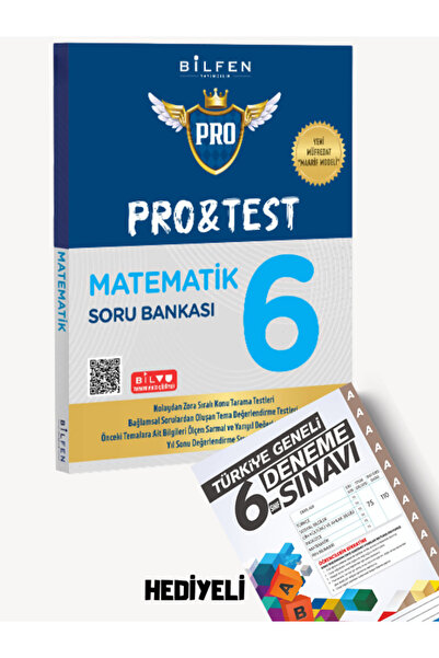 Bilfen Yayıncılık 6. Sınıf Matematik Protest Soru Bankası Maarif Model