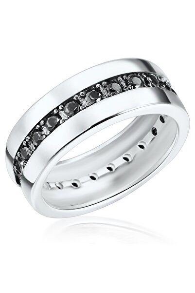 Rafaela Donata Silberring Ring Sterling Silber Zirkonia schwarz