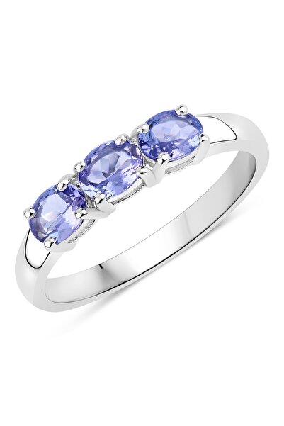 Rafaela Donata Edelsteinring Ring Sterling Silber Tansanit blau-violett