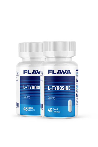 FLAVA L- Tyrosine - 45 Capsules X 2 Pieces