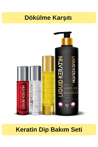 Liquid Keratin Dökülme Karşıtı Keratin Bakım 4'lü Set
