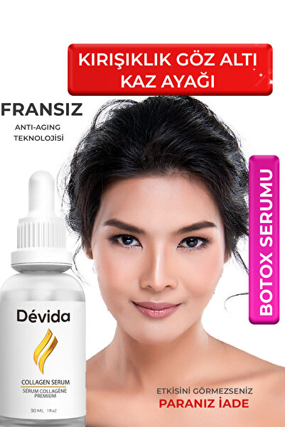 Devida Kırışıklık Karşıtı Serum Botox Etkili Göz Çevresi ve Kaz Ayağı İçin Ko...
