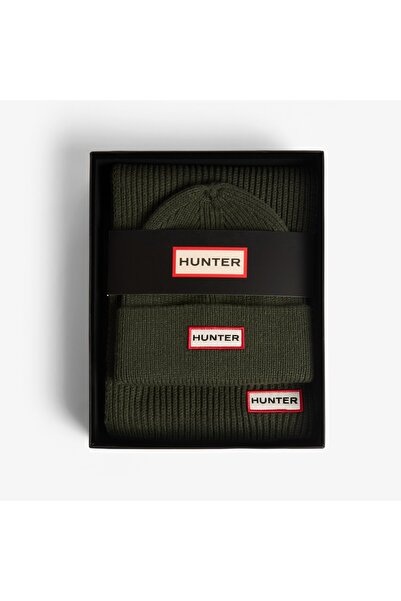 Hunter Set eșarfă și beretă Jura Set eșarfă și beretă kaki HXRU0047251-KM