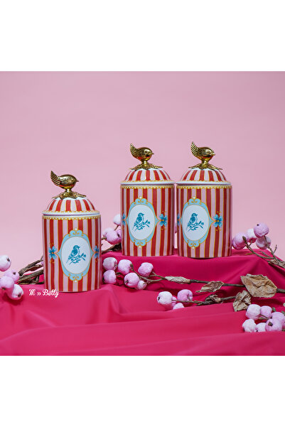 Miss Betty Bellisima Porselen Baharat Takımı 3'lü