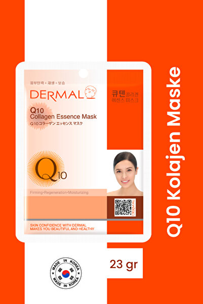 Dermal Sıkılaştırıcı, Nemlendirici, Yenileyici Q10 Kolajen Maske 23 GR