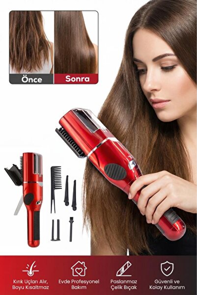 DEMPOWER Kablosuz Şarjlı Saç Kırık Alma Makinesi