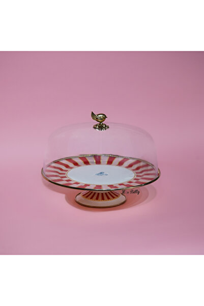 Miss Betty Bellisima Emaye 30 Cm Ayaklı Kek Fanusu