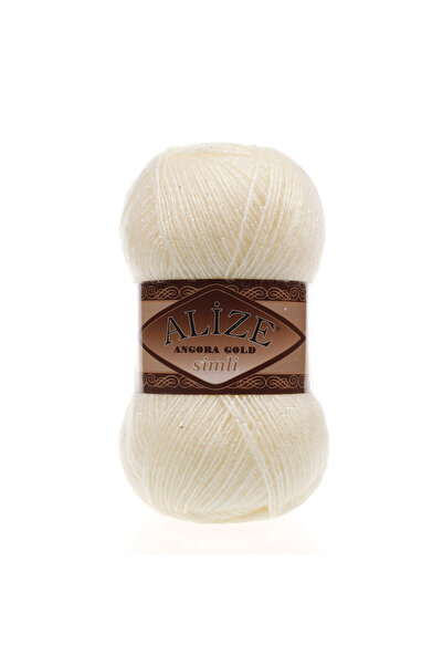 Alize Angora Gold Simli Fir pentru tricotat manual 100 gr