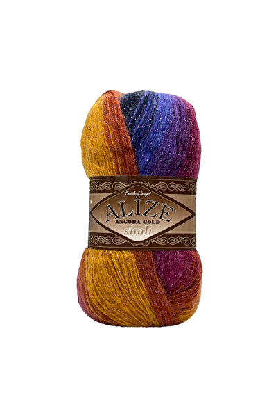 Alize Angora Gold Simli Batik El Örgü İpliği 100 Gr