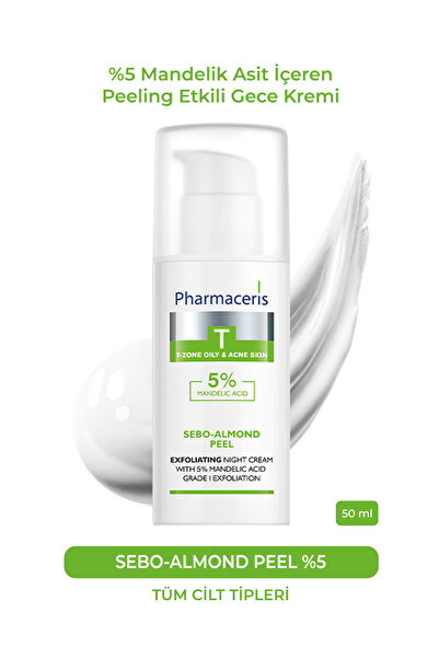 Pharmaceris Sebo-Almond Peel-5% | %5 Mandelik Asit İçeren Peeling Etkili Gece...