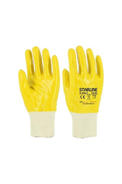 Starline Gloves Nitrile Yellow 206 Fully Coated