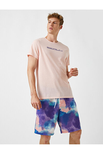 Koton Ανδρικό ροζ μπλουζάκι 1YAM11900HK