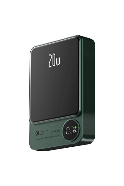 İXTECH IX-PB032 10.000 mAh 20W Magsafe Powerbank Taşınabilir Şarj Cihazı - Yeşil