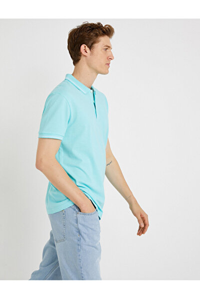 Koton Polo Neck T-Shirt Short Sleeve Cotton
