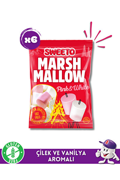 SWEETO Marshmallow Pink&White 140grx4