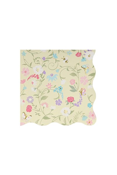 Meri Meri - Ladurée Floral Small Napkins - Ladurée Floral Napkins - S - 16 Pcs