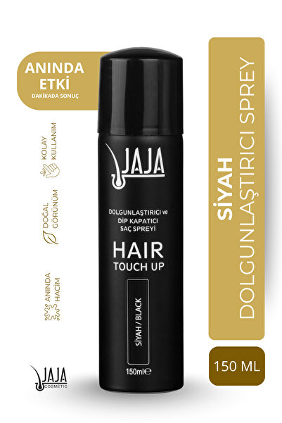 Jaja Siyah (Black) Dip Kapatıcı & Dolgunlaştırıcı Saç Spreyi | 150 ML