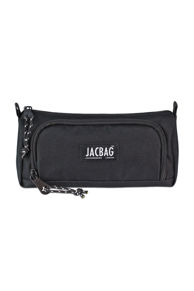 Jacbag Geantă neagră Prime XL pentru stilou - cu suport elastic, două compart...