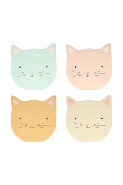 Meri Meri - Kedi Peçeteler - Cat Napkins - 16'lı