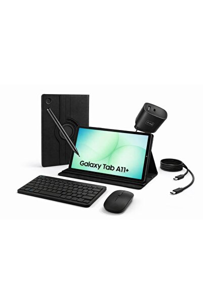 Samsung Galaxy Tab A11 Plus 6gb 128gb 11 İNÇ (KALEM HEDİYE) Kılıf Başlık Klav...