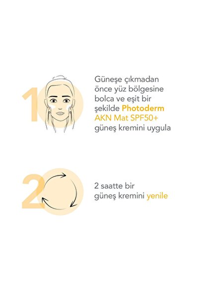 Bioderma Photoderm AKN Mat SPF30 Yağlı Akne Eğilimli Ciltler Sivilce Karşıtı Güneş Kremi 40 ML