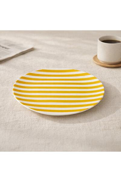 Evidea Kitchen Love Yourself Servis Tabağı - Sarı - 25 cm