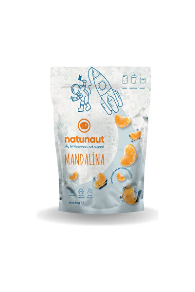 Natunaut Kuru Mandalina Meyve Cipsi - Dondurularak Kurutulmuş Freeze Dried Ma...