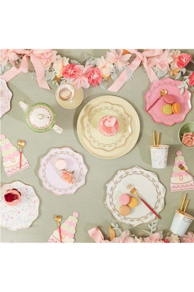 Meri Meri - Ladurée Floral Small Napkins - Ladurée Floral Napkins - S - 16 Pcs