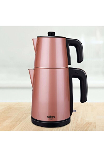 Stilevs Biçay Çelik Çay Makinesi Inox - Rose