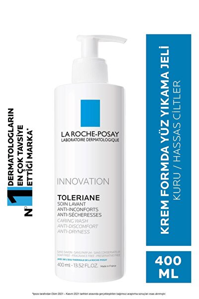 La Roche Posay Toleriane Caring Krem Temizleyici Kuru/Hassas Ciltler 400 ml