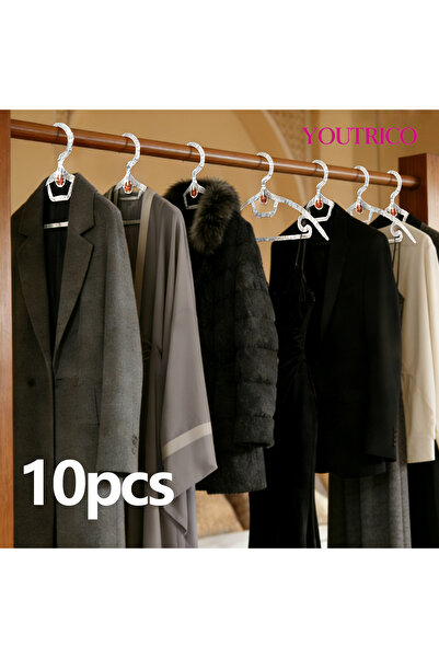 Youtrico علاقة ملابس معطرة - حافظي على رائحة ملابسك وخزانتك منعشة - 10 قطع