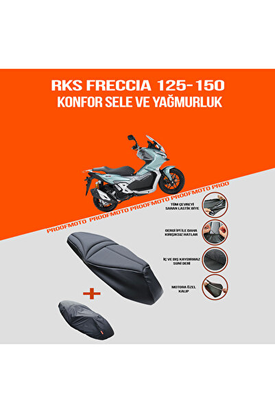 PROOFMOTO RKS Freccia 125 & Freccia 150 Konfor Sele Ve Yağmurluk Kılıf