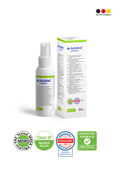 Actolind W Solutıon 100 ml Yara Iyileştirme Solüsyonu