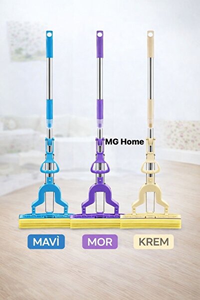 Genel Markalar Kelebek Sıkma Mekanizmalı Mikrofiber Mop Sünger Sıkmalı Mop