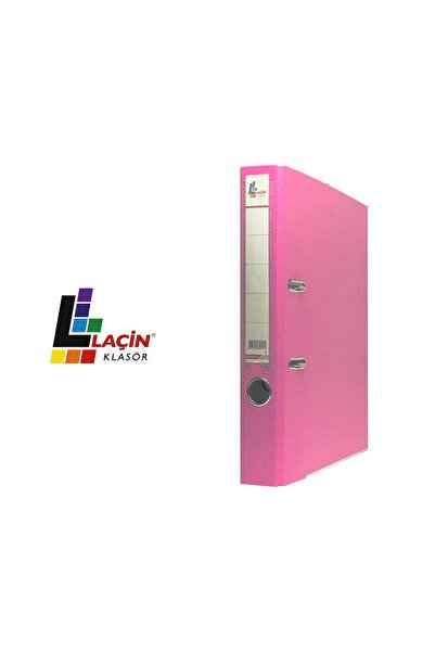 Laçin Dar Büro Klasörü Pembe
