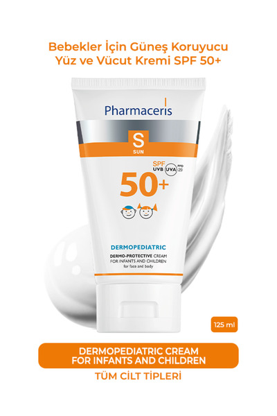 Pharmaceris Dermopediatric SPF 50+ | Bebekler İçin Güneş Koruyucu Yüz ve Vücu...