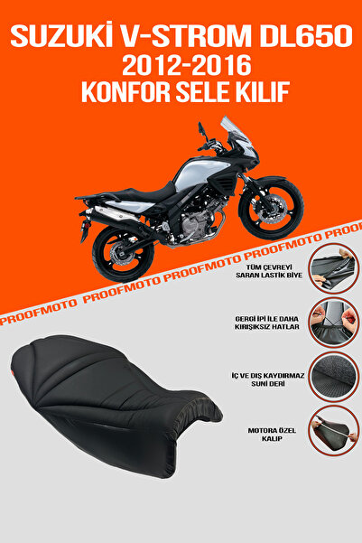 PROOFMOTO Suzuki V-Strom Dl650 (2012 - 2016) Comfort Seat Cover