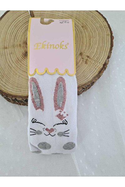 Ekinoks Детски чорапогащи за момичета, сиви на точки, 11-12 години