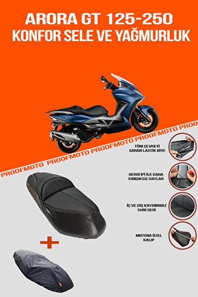 PROOFMOTO Arora Gt 125 - 250 Comfort Seat and Raincoat Cover