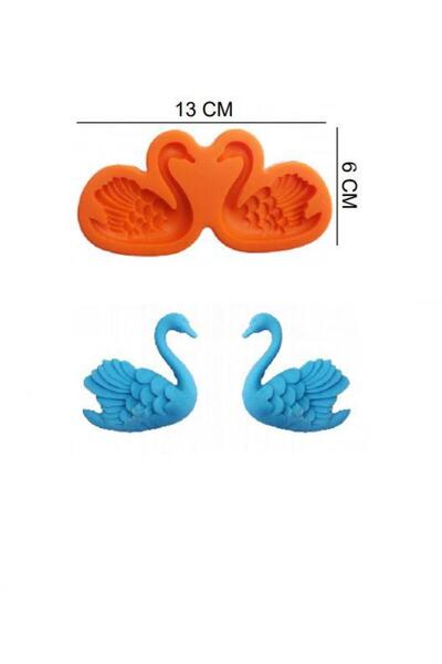 Pastaland ŞEKER HAMUR KALIBI SİLİKON KUĞU 6*13 CM