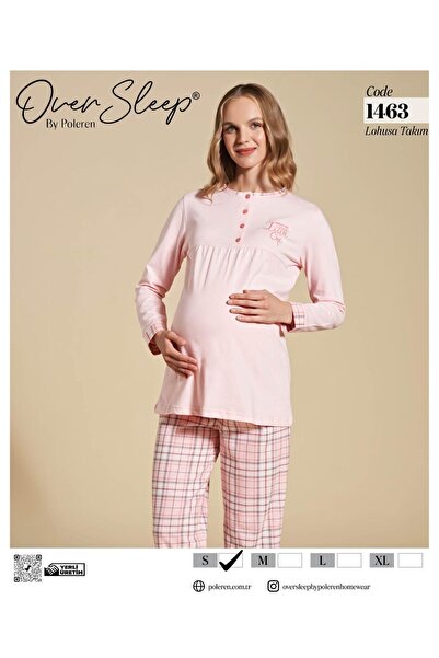 OVERSLEEP Ženska trudnička pidžama sa dugim rukavima