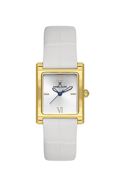 Daniel Klein Premium White Leather Watch for Women DK.1.14112-3