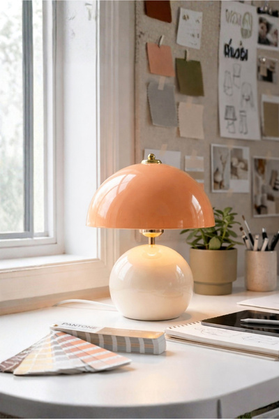 HOMİNG Blush Abajur Somon Krem 242483